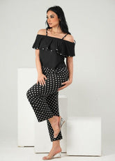 DOTS CROP-TOP PAJAMA - PYJAMODA